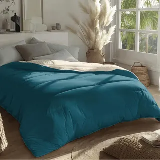 Zelesta Royalbed Prämie waschbar Bettdecke - (Midnight & Sand Beach, 240x200cm)