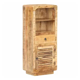 vidaXL Highboard 45 x 110 x 32 cm Raues Mangoholz