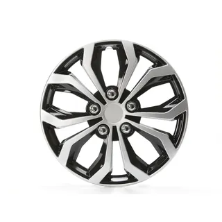 UniTEC Autoteile Daytona 16 Zoll 4 Stück Schwarz/Silber