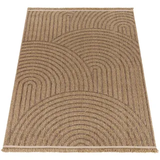 Paco Home Cologne 492 Outdoor-Teppich 80 x 150 cm Beige
