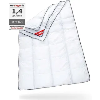 Third of Life AERO ActiveClima Bettdecke mit innovativer Climabalance®-Technologie, 4 Jahreszeiten Bettdecke mit Ventilations- & Klimazonen | Perfekte Sommer-