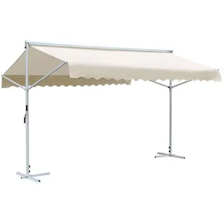 vidaXL Standmarkise 400 x 300 cm creme