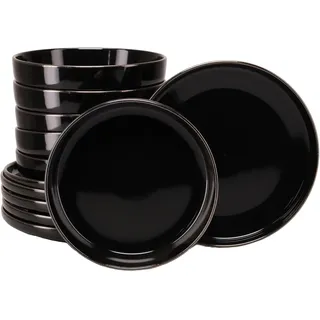CreaTable Nordic Festive Tafelservice 12-tlg. schwarz