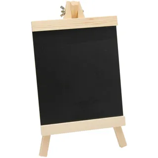 Paintersisters Tafel-Staffelei 28cm für Kreide - Kleine Tafel | Mini Staffelei,Kreidetafel zum Aufstellen aus Kiefernholz für Deko, Hochzeit, Namens -und Preisschild,Hobby