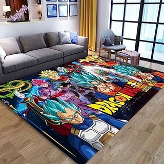 STRIPN Dragon Ball Anime Teppich Wohnzimmer Schlafzimmer Nachttisch Matte Japanisches Arbeitszimmer Computer Stuhl Home Mode Fußmatte Bereich Teppich 40X60Cm