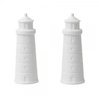 räder Leuchtturm Salz-/ Pfefferstreuer Set Weiß
