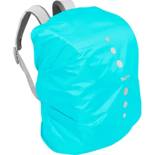 Playshoes Unisex Kinder Regenhülle für Rucksack Regenschutzhülle, Türkis, L