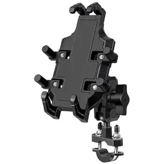 ONEMAJI Motorrad Handyhalter für Yamaha T-Max 500 530 560 2001-2024, Smartphone Halterung Lenker Motorroller Mobiltelefon Befestigung Klemme Fahrrad Ständer Base