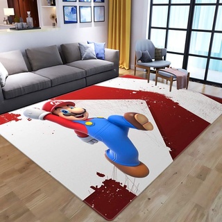 Teppich Kinder 3D-Vorleger Cartoon Moderne Wohnzimmer Schlafzimmer Hauptdekoration Super Mario-Teppichboden-Pad Kinderzimmer Anti-Rutsch-Spiel-Matte (Color : 12, Size : 120 * 180cm)