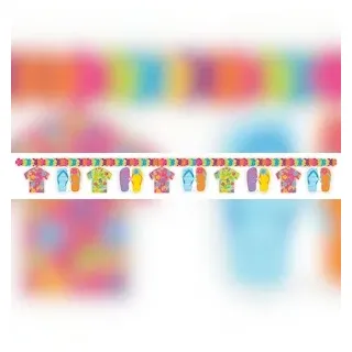 Girlande `Hawaii Hemd & Flip Flops`
