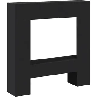 vidaXL Kaminumbauschrank 81 x 18 x 82 cm Schwarz