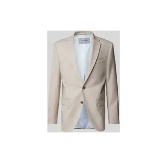 Sakko mit Brustleistentasche Modell 'Grant', Beige, 27