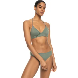 Triangel-Bikini ROXY "SHINY WAVE GZC0" Gr. M (38), N-Gr, grün (agave green) Damen Bikini-Sets Ocean Blue in großen Größen