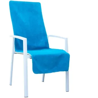 Rapp Badaustattung Hochlehnerauflage Skyline, ca. 60x130 cm Stuhlauflage Gartenstuhl Schonbezug aus 100% Baumwolle blau
