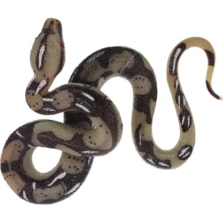 TOYMYTOY Realistische Gummischlange, Mini Gefälschte Python Schlangen Spielzeug Für Halloween Dekoration Streich Requisiten Hohe FüR Kinder Und Erwachsene