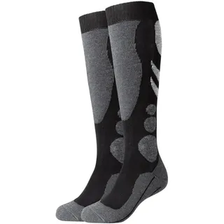 CAMANO Skistrümpfe 2-Paar Schwarz 39-42
