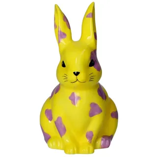 Giftcompany Dekovase Mignon Vase Hase Leo S gelb/lila 9cm (Vasen) bunt|gelb