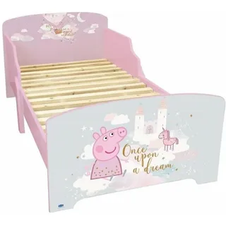 cijep Kinderbett Peppa Pig 140 x 70 cm Holz rosa