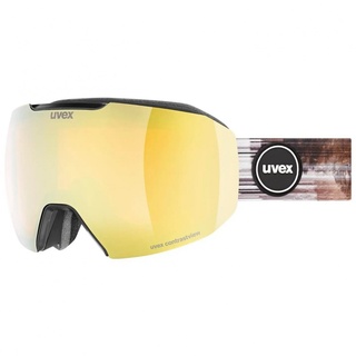 Uvex Skibrille Epic Attract Toric, black matt, gold/orange-clear Anti-Fog S2 + yellow-clear S1