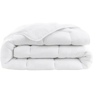 Abeil Bio' Attitude Steppdecke, leicht, Bezug aus Baumwolle aus biologischem Anbau, Füllung: Polyester Cyclafill® 200 g/m2, maschinenwaschbar, Öko-Tex Zertifiziert, 220 x 240 cm