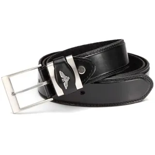 BEZLIT Ledergürtel Herren Breiter Anzug Jeans Gürtel (1-St) im klassischen Design schwarz 160 cm