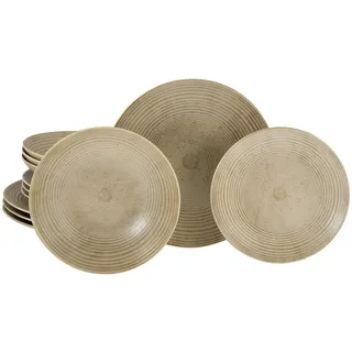 CreaTable Catania Tellerset 12-tlg. Sand