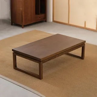 BAYTEWJX Wohnzimmertisch Holz Tatami-Couchtisch Bodentisch Im Japanischen Stil Couchtisch Klein Kleiner Teetisch Im Japanischen Stil Wohnzimmer Esszimmer Tee.
