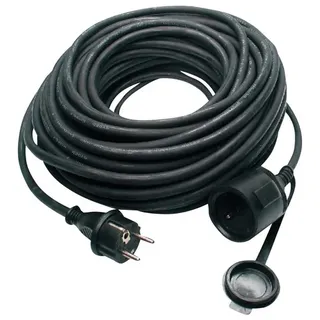 REV Ritter Verlängerungskabel IP44 25m schwarz