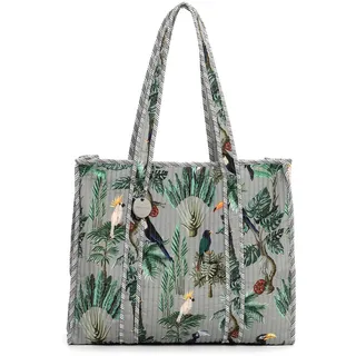 Tamaris Shopper TAS Karolina 34250 Damen Handtaschen Floral khaki 910 - L
