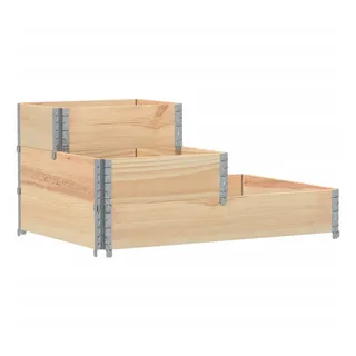 vidaXL 3-stöckiges Hochbeet 120 x 80 x 60,5 cm Braun