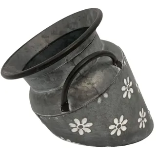 FD Deko 1/2 Zinkkanne grau