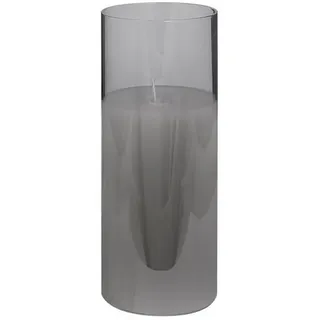 Kaheku LED-Kerze Kaheku LED-Kerze Lavik, Lüster-Rauch, Ø 10 cm, 25 cm hoch, 1238001903 (1-tlg)