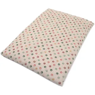 GIRAFFENLAND Kirschkernkissen 30 x 20 cm, Bio Stoff "Punkte" - Als Wärmekissen & Kältekissen - Körnerkissen für Mikrowelle und Backofen - 30x20cm, Kirschkerne, 600g