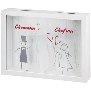 Gilde Hochzeitspaar Spardose 22x17 cm