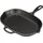 Grillpfanne 32 cm oval schwarz