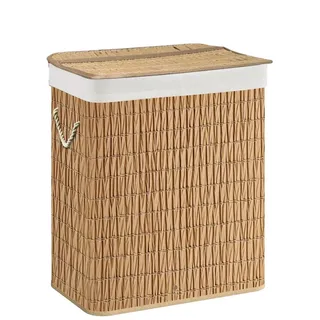 hjh living Wäschekorb 100 l Braun