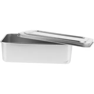 Luxshiny Kastenform Zum Backen Von Brot Rechteckige Kastenform Aus Edelstahl Brotform Kuchenform Backform Aus Metall Für Brot Hackbraten Kuchen Brownies