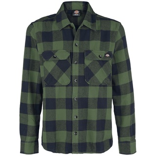 Dickies Langarmhemd - New Sacramento Shirt - S - für Männer - Größe S - grün