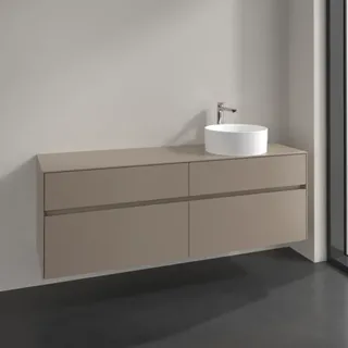 Villeroy & Boch Waschtischunterschrank 4 Auszüge 160 x 54,8 x 50 cm Taupe
