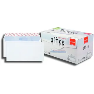 ELCO Briefumschläge Office DIN lang+ ohne Fenster haftklebend 200 St.