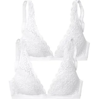 PETITE FLEUR Bralette-BH Damen 2xweiß Gr.75C