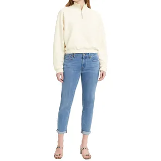 Levi's Damen Mid Rise Boyfriend Jeans, Lapis Topic, 28W / 27L