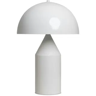 Bamyum Lipeo Tischlampe Grün 30cm, Pilz Lampe, Metall Lamp, Weiß