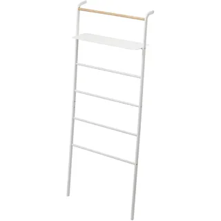 Yamazaki, Garderobe + Kleiderstange, Lehnende Kleiderleiter mit Ablage TOWER