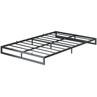 VitaliSpa, Bett, Bettgestell Lenora, Schwarz, 140x220 (140 x 220 cm)