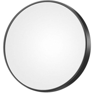 EXCEART Saugnapf-Vergrößerungsspiegel 8. 8Cm 5X Lupe Spiegel Kleine Runde Wand Spiegel Kosmetik Make- Up Spiegel Tasche Spiegel Bad Spiegel mit Saugnäpfen (Schwarz) Vergrößerter Spiegel