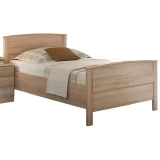 Seniorenbett Komfortbett höhenverstellbar Eiche Sonoma Dekor 100x200