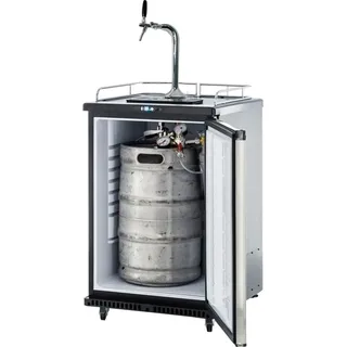 ich-zapfe Fassbierkühlschrank bis zu 50L Fässer (Bierbar) - inkl. Schanksäule Elegant und Kompensatorhahn