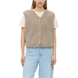 s.Oliver Teddy-Weste Relaxed Fit Braun M
