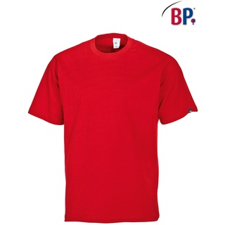 BP 1221-170-81-3XL Unisex-T-Shirt, 1/2 Ärmel, Rundhals, Länge 70 cm, 160,00 g/m2 Reine Baumwolle, rot ,3XL